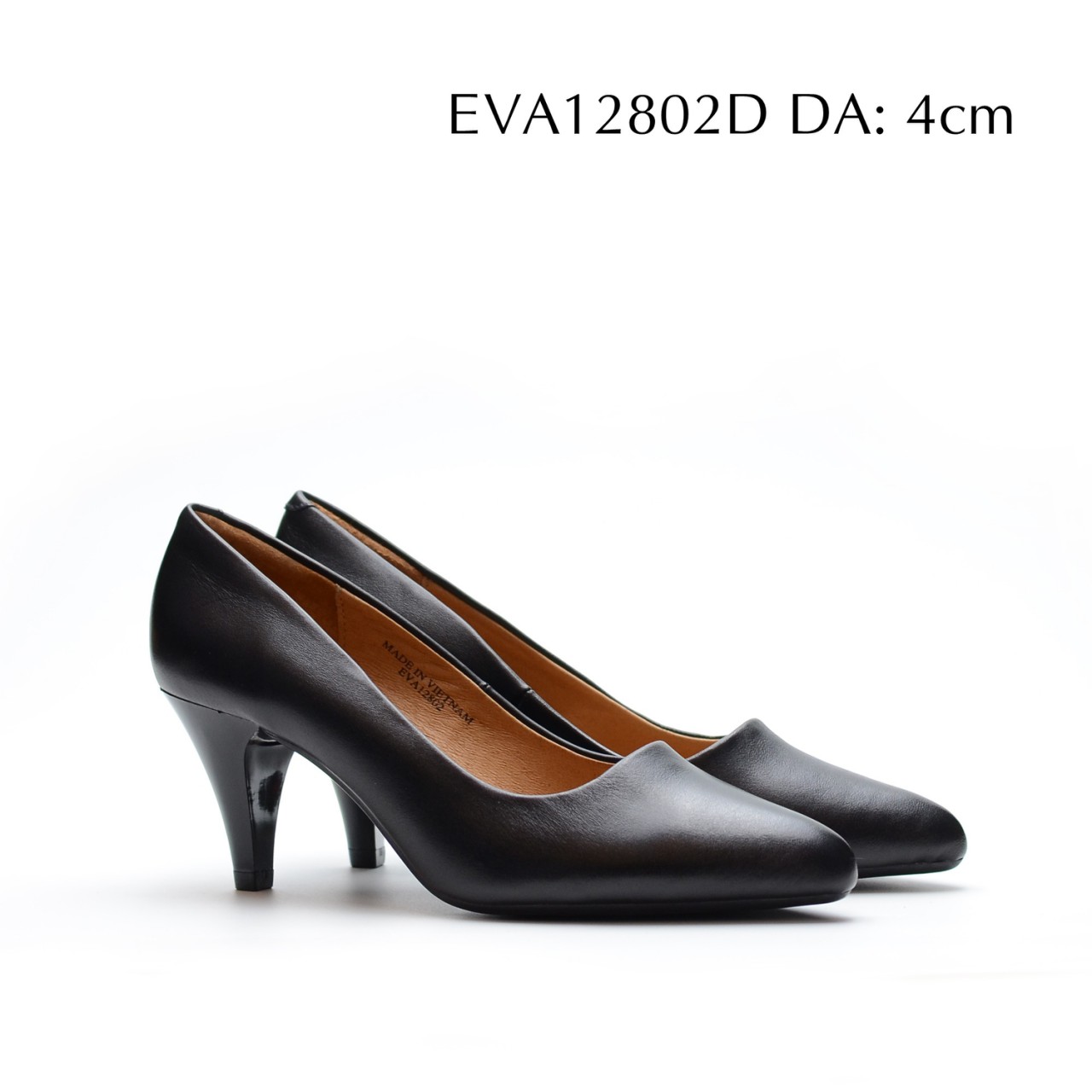 Giày công sở EVA12802D da thật cao 4cm
